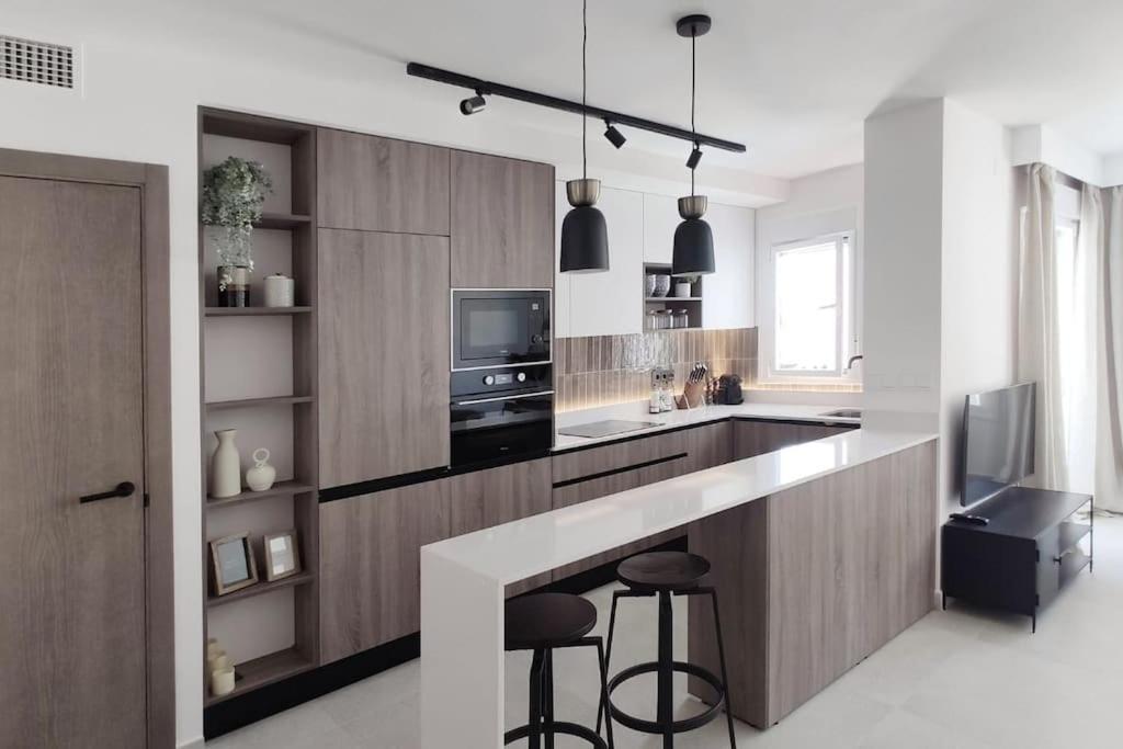 엘푸에르토데산타마리아 Piso Reformado De Diseno C/Terraza. Playa El Ancla 아파트 외부 사진